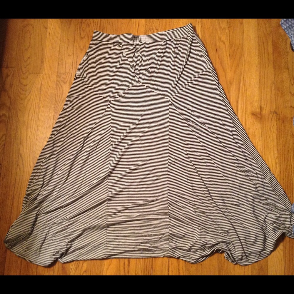 Philosophy Black and White striped skirt